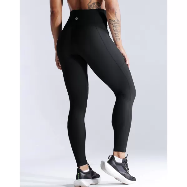 NELEUS High Waist Running Workout Leggings for Yoga with Pockets9069 Yoga Pants 2 PackblackLight Steel Blue