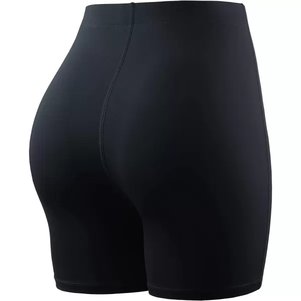 NELEUS Womens 4 Running Short 3 Pack High Waist Yoga Shorts9057 BlackBlueRed