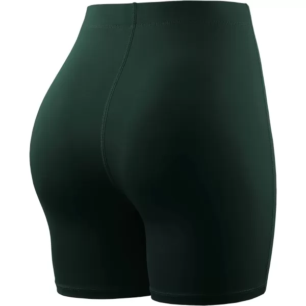 NELEUS Womens 4 Running Short 3 Pack High Waist Yoga Shorts9057 BlackGreyDark Green