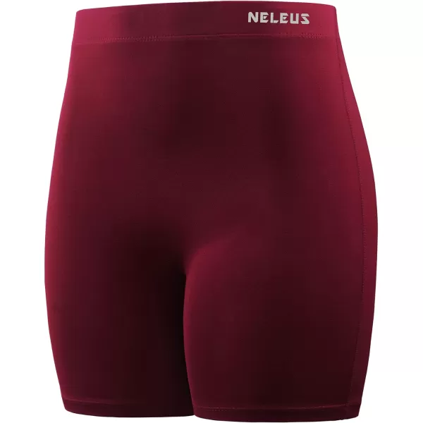 NELEUS Womens 4 Running Short 3 Pack High Waist Yoga Shorts9057 BlackGreyRed