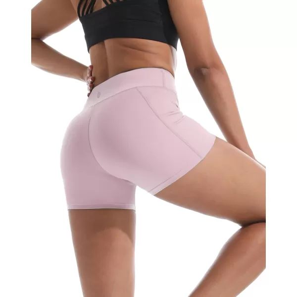 NELEUS Womens 4 Running Short 3 Pack High Waist Yoga Shorts9118 BlackGreyPink3 Pack