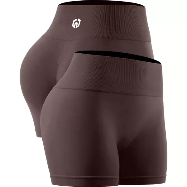 NELEUS Womens 4 Running Short 3 Pack High Waist Yoga ShortsQ1055 1 Packcoffe