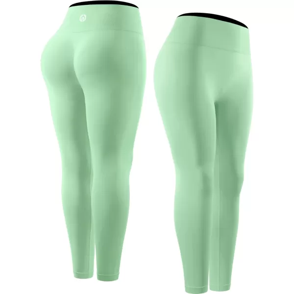 NELEUS Womens Yoga Leggings Tummy Control Workout Running PantsQ1155 1 Packgreen