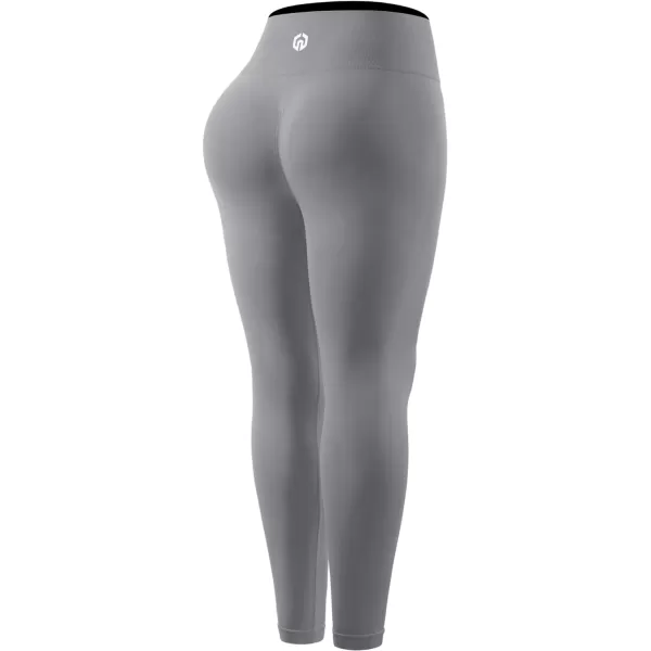 NELEUS Womens Yoga Leggings Tummy Control Workout Running PantsQ1155 1 Packgrey