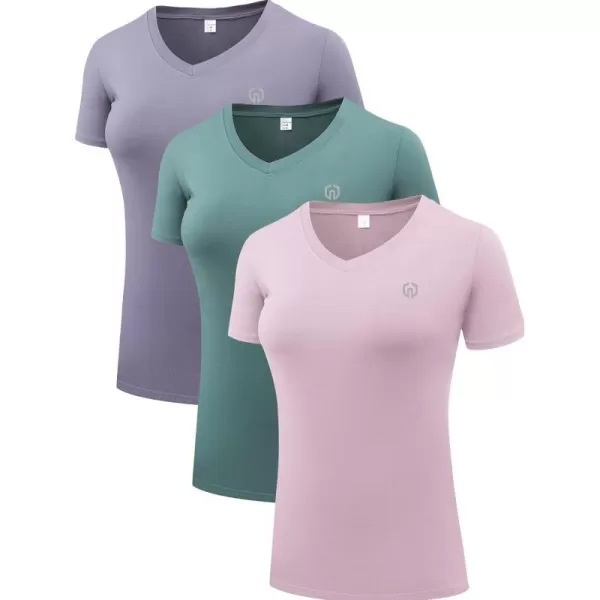 8016# Pink/Purple/Blackish Green,3 Pack