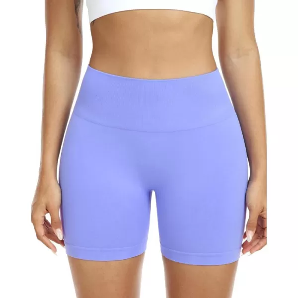 NELEUS Womens 4 Running Short 3 Pack High Waist Yoga ShortsQ1055 1 Packpurple