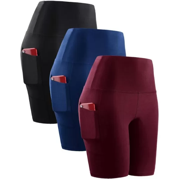 9044# Black/Blue/Red,3 Pack