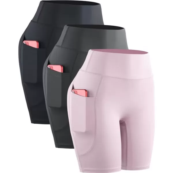 9119 Black/Grey/Pink,3 Pack