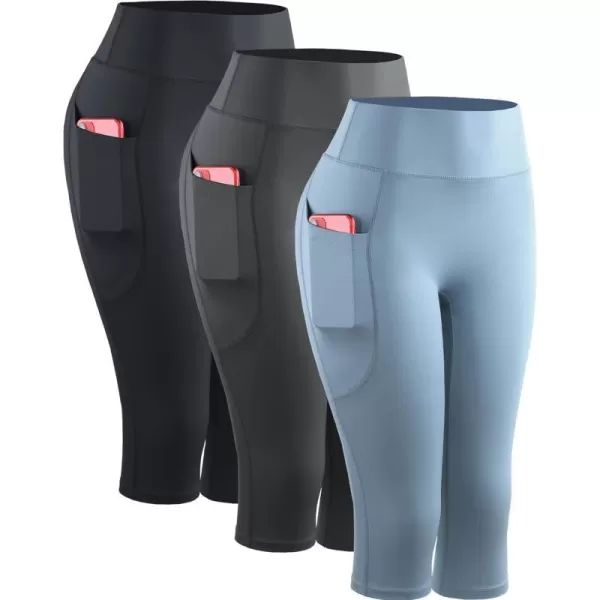 9120 Black/Grey/Light Blue,3 Pack