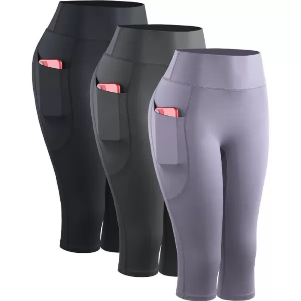 9120 Black/Grey/Purple,3 Pack