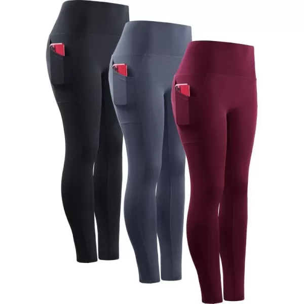 9048# 3 Pack,black/Grey/Red