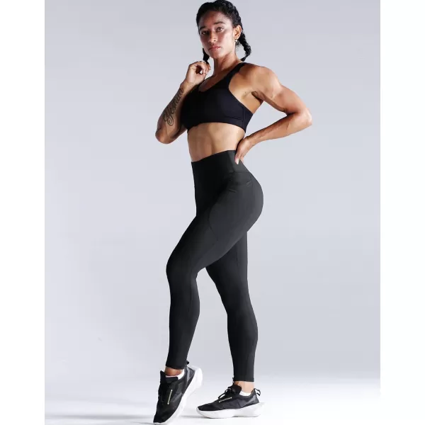 imageNELEUS High Waist Running Workout Leggings for Yoga with Pockets9069 BlackBlack  2 Pack