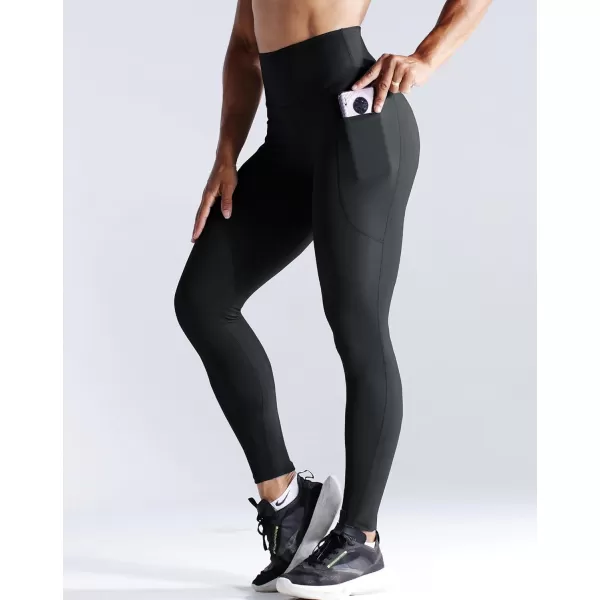 imageNELEUS High Waist Running Workout Leggings for Yoga with Pockets9069 BlackGrey  2 Pack