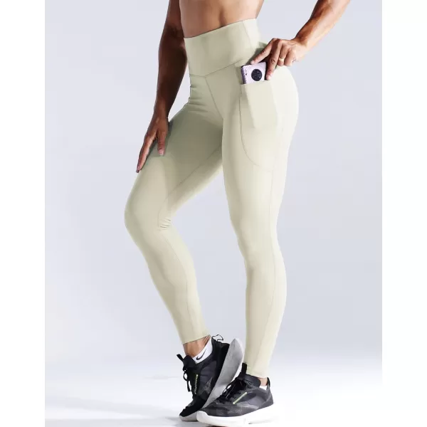 imageNELEUS High Waist Running Workout Leggings for Yoga with Pockets9069 BlackLight Steel BlueIvory 3 Pack