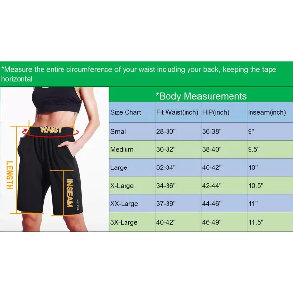 imageNELEUS Womens Lightweight Running Shorts Workout Athletic Short for Yoga with Pocket9054 3 Pack  blackGreyBlackish Green