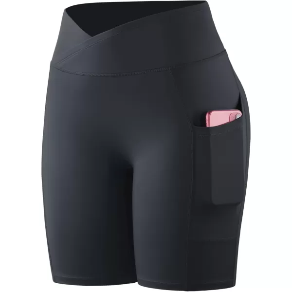 imageNELEUS Womens 3 Pack Biker Shorts High Waist Running Yoga Shorts with Pockets9115 BlackBlackBlack  3 Pack