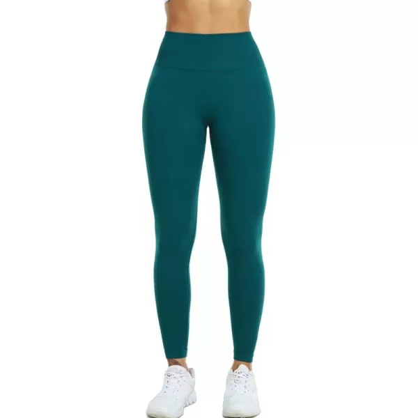 imageNELEUS Workout ShortsLegging for Women Scrunch Seamless Soft High Waist Gym ShortsPantsQ1155 1 Pack deep Green