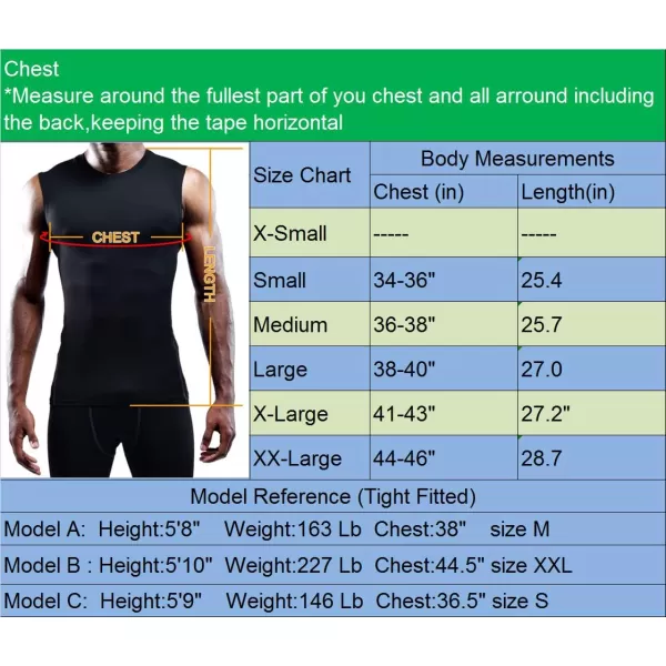 imageNELEUS Mens 3 Pack Dry Fit Compression Tank Top803 BlackBlackBlack 3 Pack