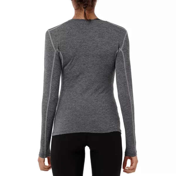 imageNELEUS Womens 3 Pack Athletic Compression Long Sleeve T Shirt Dry Fit03 3 Pack Black grey red