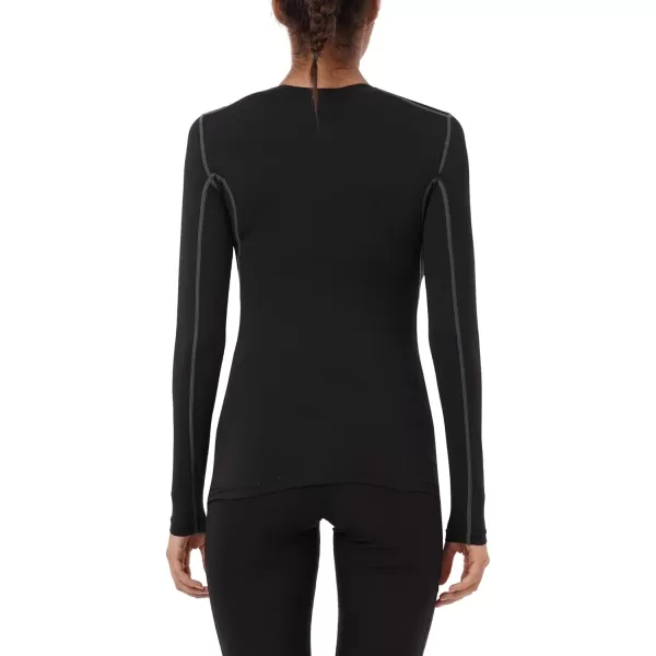 imageNELEUS Womens 3 Pack Athletic Compression Long Sleeve T Shirt Dry Fit03 3 Pack Black red white