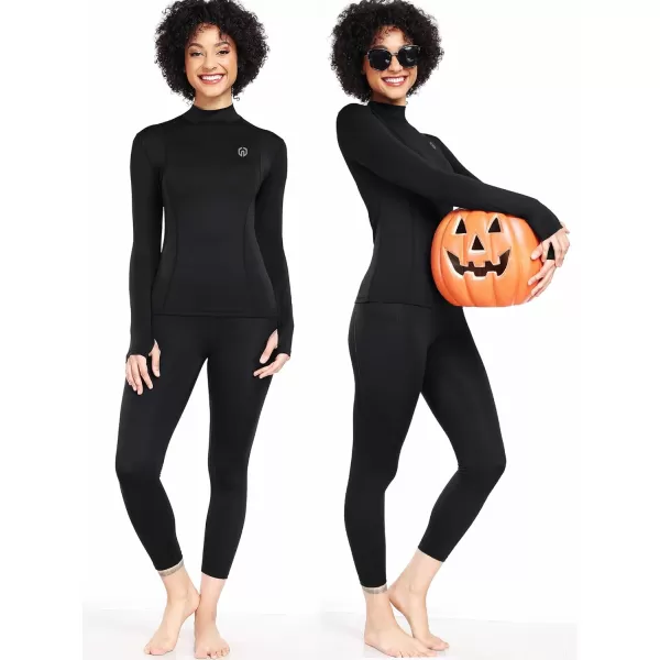 imageNELEUS Womens 3 Pack Athletic Compression Long Sleeve T Shirt Dry Fit05 BlackBlackBlack 3 Pack