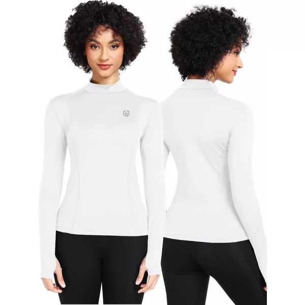 imageNELEUS Womens 3 Pack Athletic Compression Long Sleeve T Shirt Dry Fit05 BlackGreyWhite 3 Pack