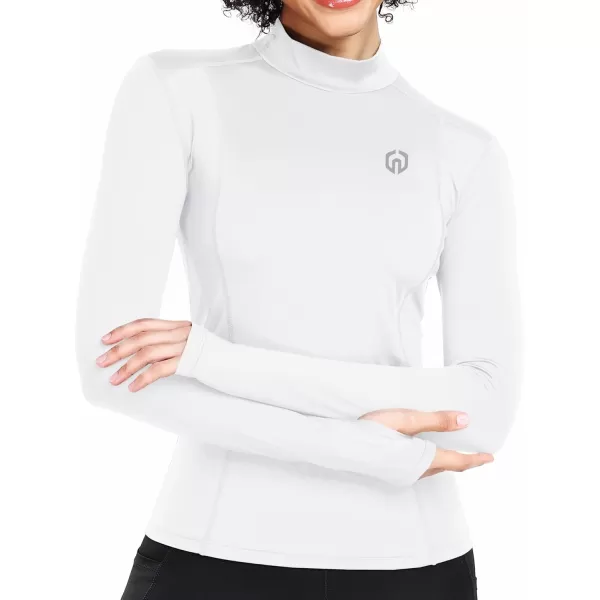 imageNELEUS Womens 3 Pack Athletic Compression Long Sleeve T Shirt Dry Fit05 BlackNavy BlueWhite 3 Pack