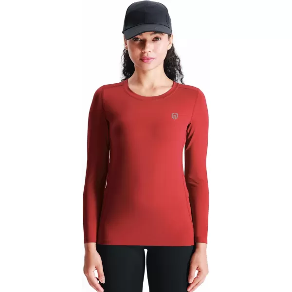 imageNELEUS Womens 3 Pack Athletic Compression Long Sleeve T Shirt Dry Fit8075 BlackGreyRed 3 Pack