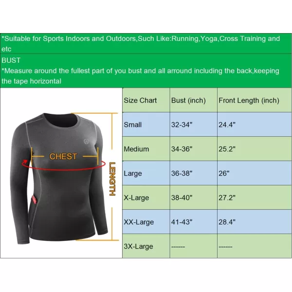 imageNELEUS Womens 3 Pack Athletic Compression Long Sleeve T Shirt Dry Fit8075 BlackGreyWhite 3 Pack