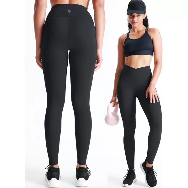 imageNELEUS Womens Yoga Pant Tummy Control High Waist Running Leggings with Pocket9124 BlackBlackBlack 3 Pack