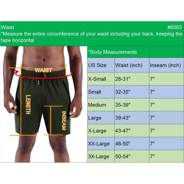 imageNELEUS Mens 7 inch Lightweight Workout Running Shorts with Pockets6083 3 Pack greyNavyOlive Green