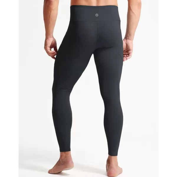 imageNELEUS Mens Compression Baselayer Running Tights Gym Leggings with Pockets6124 3 Pack blackBlackBlack