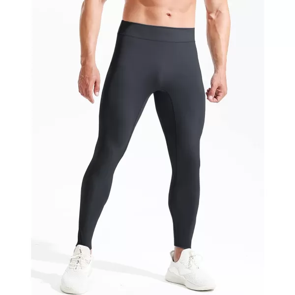 imageNELEUS Mens Dry Fit Compression Pants Workout Running Leggings6107 BlackBlack 2 Pack