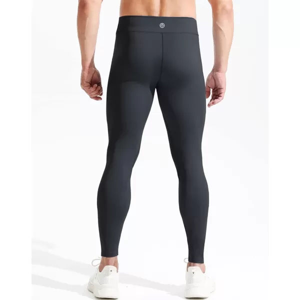 imageNELEUS Mens Dry Fit Compression Pants Workout Running Leggings6107 BlackBlack 2 Pack