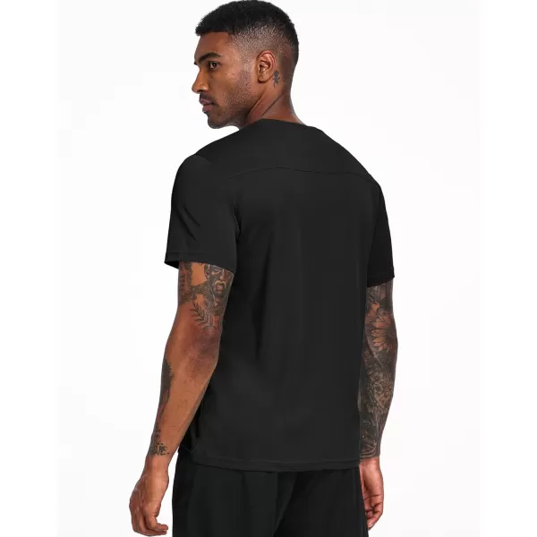 imageNELEUS Mens Dry Fit Mesh Athletic Shirts5017 BlackBlackBlack