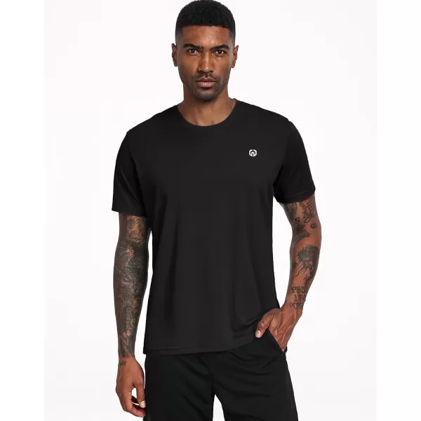 imageNELEUS Mens Dry Fit Mesh Athletic Shirts5017 BlackBlackBlack