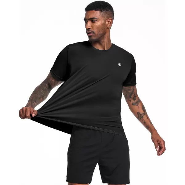 imageNELEUS Mens Dry Fit Mesh Athletic Shirts5017 BlackBlackBlack