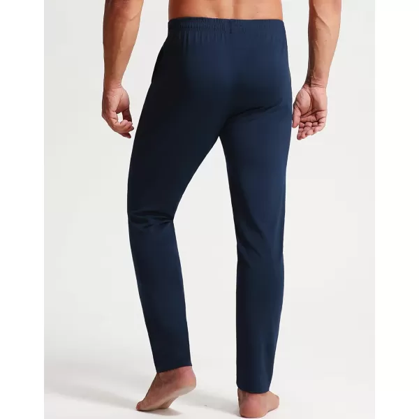 imageNELEUS Mens Workout Athletic Running Tapered Pants7016 One Piece Ofnavy Blue