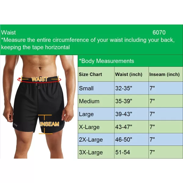 imageNELEUS Mens 2 in 1 Running Shorts with LinerDry Fit Workout Shorts with Pockets6070 BlackBlack 2 Pack