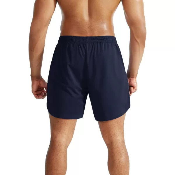 imageNELEUS Mens 2 in 1 Running Shorts with LinerDry Fit Workout Shorts with Pockets6070 BlackGreyNavy Blue 3 Pack