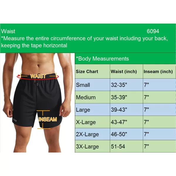 imageNELEUS Mens 2 in 1 Running Shorts with LinerDry Fit Workout Shorts with Pockets6094 BlackBlack 2 Pack