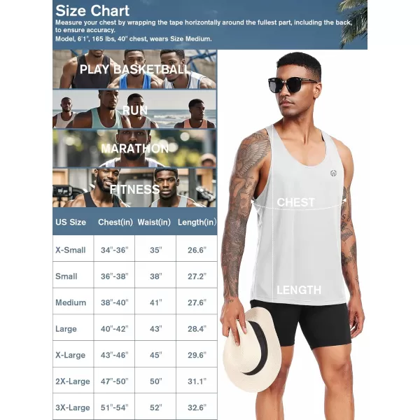 imageNELEUS Mens Workout Running Tank Top Sleeveless Gym Athletic Shirts6 PackBlack2pcs grey2pcs white2pcs