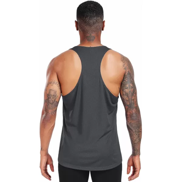 imageNELEUS Mens Workout Running Tank Top Sleeveless Gym Athletic Shirts6 PackBlack3pcs grey3pcs