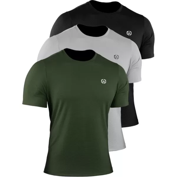 508# Black/Grey/Olive Green 3 Pack