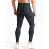 imageNELEUS Mens Compression Baselayer Running Tights Gym Leggings with Pockets6108 BlackRed 2 Pack