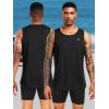 imageNELEUS 4 Pack Mens Gym Shirts Sleeveless Athletic Workout Tank Tops0175 Black  Grey  Navy Blue  White 4 Pack