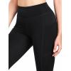 imageNELEUS High Waist Running Workout Leggings for Yoga with Pockets9152 Black  Pack of 3