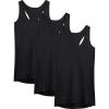 imageNELEUS Womens Workout Tank Top Racerback Yoga Tanks Athletic Gym Shirts06 BlackBlackBlack 3 Pack