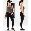 imageNELEUS Womens 3 Pack Athletic Compression Tank Top with Sport Bra Running Shirt8196 BlackGreyBlue