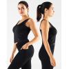 imageNELEUS Womens 3 Pack Athletic Compression Tank Top with Sport Bra Running Shirt8200 BlackGreyRed